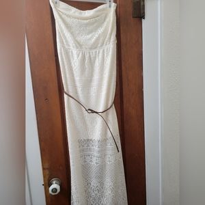 Womens Strapless Maxi Dress